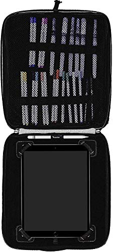 Etchr Slate Satchel - 2 In 1 Art Travel Case And Small Messenger Bag For Essential Art Supplies - Multipurpose Weatherproof Travel Portfolio For Adults And Teens - Tripod Mountable Portfolio Bag #TOP3