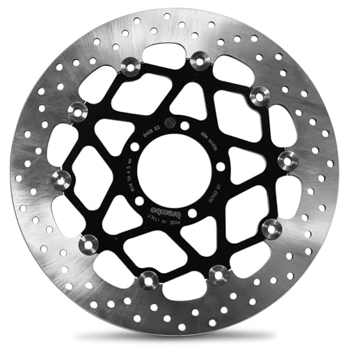 Disque de frein Brembo 78B408B3 perforé 320mm pour moto Ducati Scrambler