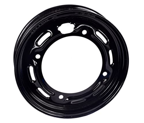 Image of Haran Wheel Rim Compatible For Honda Activa New /Dio Old /New (10 Inch, Tubeless, Black)