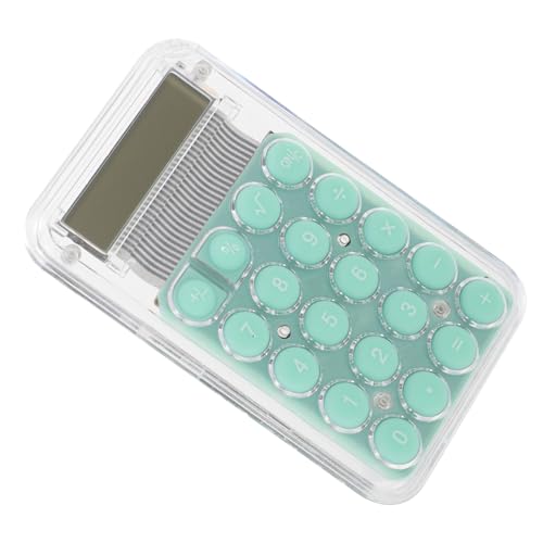 Calcolatrice Mini Portatile in Design e per Scuola e Casa Compatta e verde