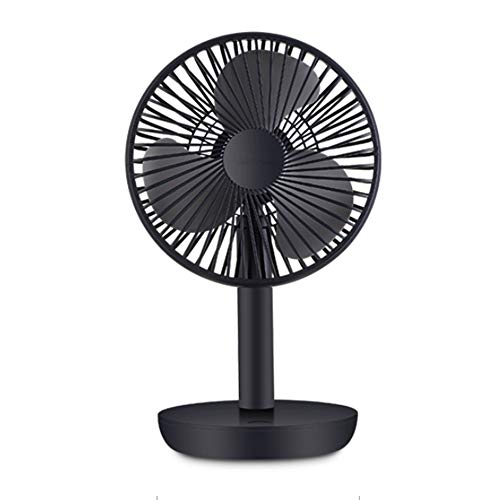 Turmventilator Lüfter Mini, Tragbarer Mobiler USB-Netzadapter Oder Computergesteuerter Lüfter (Color : Black)