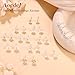 AOEDEJ Daisy Flower Cartilage Earrings Hypoallergenic Tragus Earring Sterling Silver Floral Designs for Women Piercing Jewelry Fashion Gifts