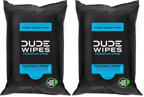 DUDE Wipes 18ct,(1) (Pack of 2)