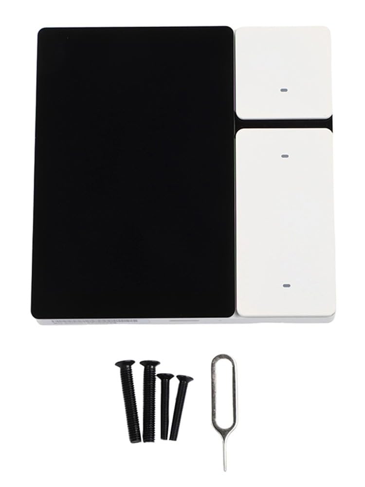ZYWUOY Pour Moes pour panneau de commande intelligent, 3,5" avec 3 relais et télécommande infrarouge, hub mural blanc pour domotique