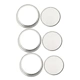 BCOATH 3 Piezas Filtro de Acero Inoxidable Tapas Que brotan Pantalla de brotes Tapa de Tarro de Boca Ancha - Frascos germinadores Tapas de Acero Inoxidable Pantallas de Filtro de Tapa