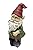 FICITI Garden Gnome Statue 10" - Outdoor Garden Gnomes - Lawn Gnome (Green)