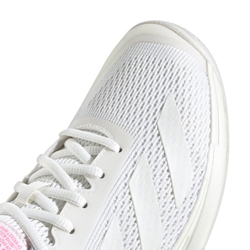 Adidas Women's Courtflash Pickleball, White/Silver Metallic/Lucid Pink, 11 - image 8