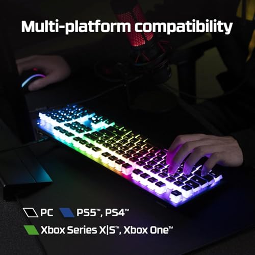 Image of HyperX Alloy Origins 60 Smartchoice- USB-C Mechanical Gaming Keyboard - Ultra Compact 60% Form Factor - Red Switch - Double Shot PBT Keycaps - RGB LED Backlit - NGENUITY Software Compatible (4P5N4
