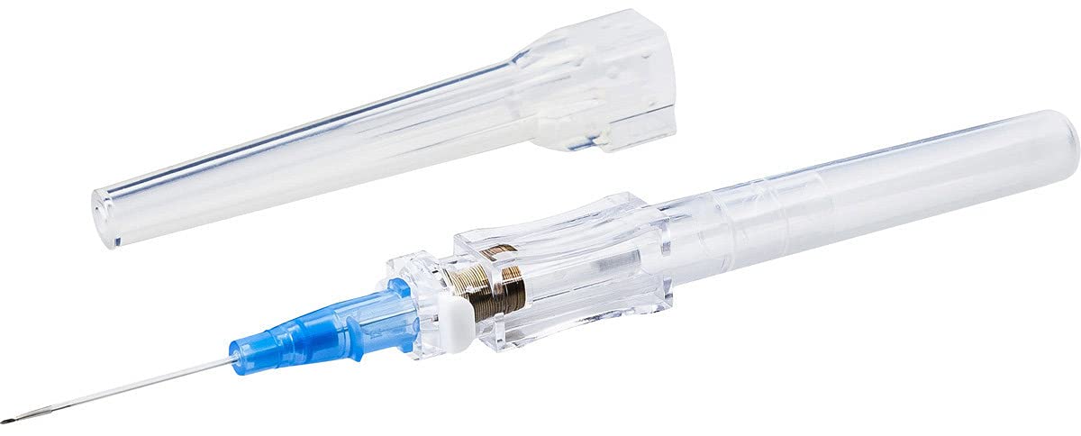 TrueSafe Safety IV Catheter, 22GA X 1.00", Box of 50 : Industrial & Scientific
