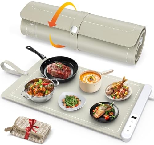 FYY Warming Mat for Food - Rapid and Full Surface Heating, 6 Temp...