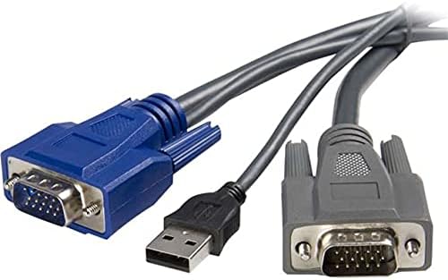 Miniatura 2 de StarTech.com Cable KVM USB VGA 2 en 1 ultrafino de 6 pies, TAA (SVUSBVGA6)
