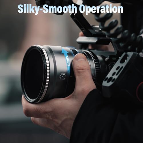 Image of SIRUI Night Walker T1.2 S35 Cine Lens Set, 16mm, 24mm, 35mm, 55mm, 75mm Large Aperture Manual Focus Lens (X Mount, Metal Grey)