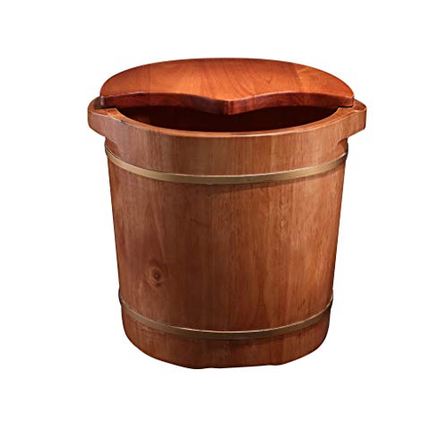 Baño de pies de madera con cubierta 36cm alto