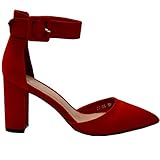 Zapatos de tacón de bloque para mujer