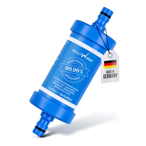 bluuwater Befüll-Filter BF08 - Camping Wasserfilter für Wohnwagen & mehr