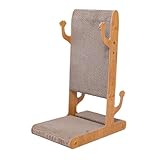 Baoblaze T Shaped Cat Scratcher Bed Cat Scratching Board Rest and Play Wear Resistant for Indoor Supplies Furniture Protector, Style C