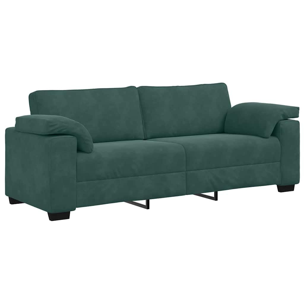 Divano a 3 posti, larghezza 178 cm, in velluto, comodo divano imbottito per soggiorno, robusto e moderno, facile da montare