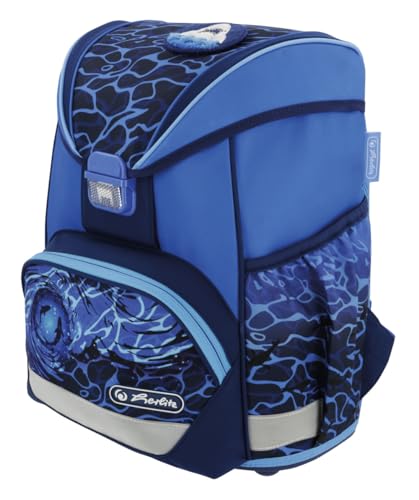 herlitz Ultralight Blue Shark Chemise pour l'école Multicolore 44 Unisexe-Enfants et Garçons, multicolore, 44 – vue 5