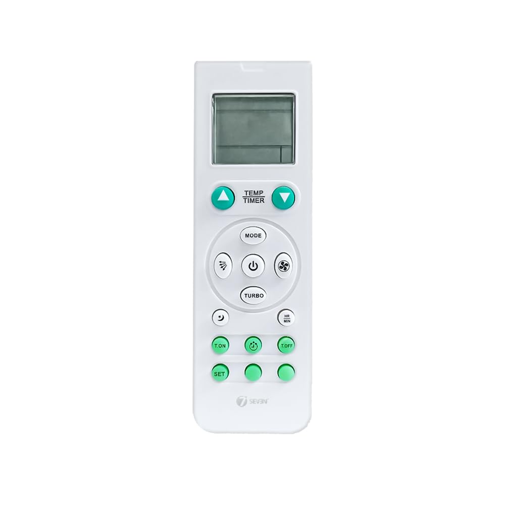 7SEVEN® Compatible Air Conditioner remotes with Original Voltas AC Remote Control Suitable for 1 1.5 2 ton Split or Window ac - Match Exactly with Old Model 102A Remote for Better Performance