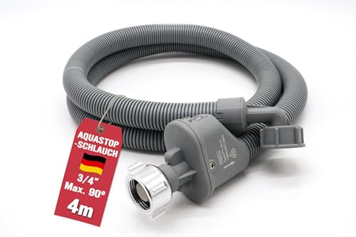 ELECTROHOGAR Waschmaschinenschlauch Aquastop 4M | Aquastop Schlauch Waschmaschine Anti-Leckage | Koâ€¦ – Miniatur