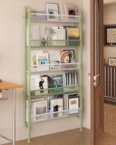 UMDONX Estante de Pared 5 Niveles Verde