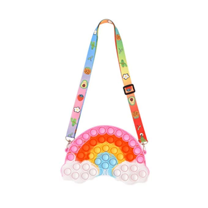 BANQLYN Crossbody Bags for Women Girls, Pop It Purse, Pop Fidget Toy Shoulder Bag, Fidget Purse Push Bubble Fidget Toy Handbags Stress Relief Toys Pop Bag (Cloud) (B0BQ41DLR4) Amazon Price History, Amazon Price Tracker