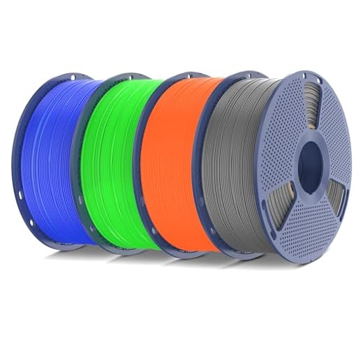 SUNLU 4kg TPU 3D Printer Filament Bundle, High Speed 95A TPU Filament 1.75mm ±0.03mm, Individually Vacuum Packed, 4kg in Total, 1kg per Spool, 4 Pack. (Grey+Blue+Green+Orange)