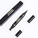 docolor Winged Eyeliner Stamp, Waterproof Dual Ended Liquid Eye Liner Pen, Long Lasting Eyeliner Pen Black