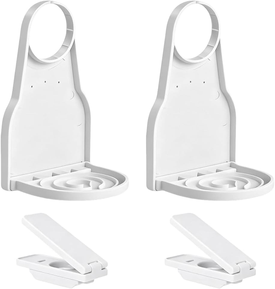 Haruyuki Laundry Liquid Soap Detergent Dispenser Cup Holder White 1 Pieces ABS Upgraded Easy-Press Labor-Saving Switch No Drips or Leaks Easy to Clean Perfect for Laundry Room Organization Storage