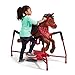 Radio Flyer Plush Rocking Horse for Ages 2-6, Interactive Riding Pony with Sound Effects, Stable Base, Child-Safe Design, Soft Plush Body, Durable Construction, Child Ride On Toy for Indoor Play
