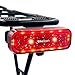 BikeSpark Luce Posteriore a rilevamento Automatico G4R per Portapacchi - Luce Posteriore per Bici superluminosa da 50 lm con Ampio riflettore - Ricaricabile ai polimeri di Litio - IPX6-50 80 mm