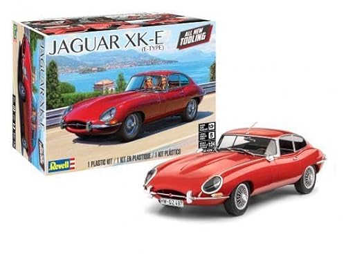 Level 5 Model Kit XK-E (E-Type) 1/24 Scale Model by Revell 85-4509