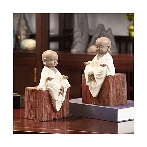 Sujetalibros de monje zen soporte para libros simple y finales de libro 2