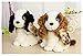 XIXINYA Giocattolo del Giocattolo del Giocattolo del Giocattolo della Peluche del Cocker Spaniel del Cane della Simulazione del 18 Cm Giocattoli di Peluche (Color : 2pcs, Height : 18cm)