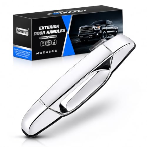 WEILEITE Front Right Passenger Side Chrome Door Handles Fit Chevy Silverado GMC Sierra 1500 2500 3500 Cadillac Escalade Yukon XL Denali Tahoe Avalanche Suburban 2007 2008 2009 2010 2011 2012 2013 2014