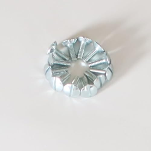 Miniatura 4 de Tapas centrales cromadas de repuesto para F150 1980-1996 Truck Bronco Van 4x4 tracción delantera 4WD (incluye 12 tornillos de montaje)