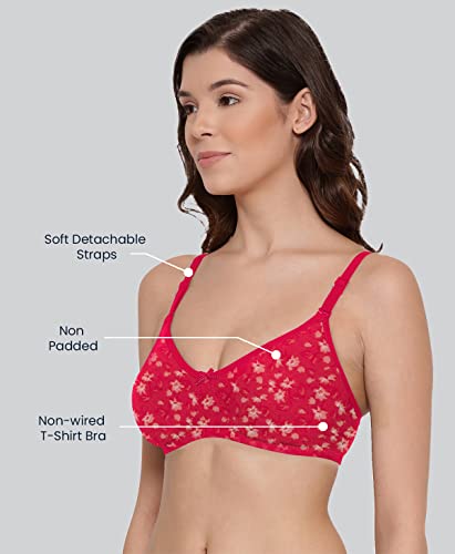 Image of Lyra Women's Cotton Non Padded Wire Free Modern Molded Bra