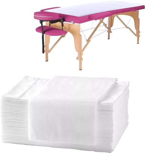 Sábanas desechables de masaje impermeables para camillas de spa y estética en pack de 100 unidades
