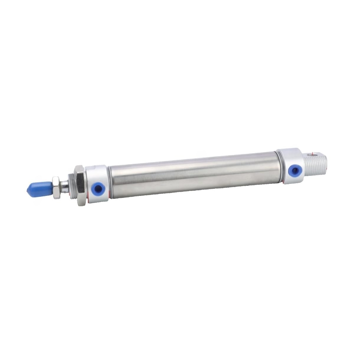 Mini cylindre acier inoxydable MA20 à queue plate pour guidage fluide