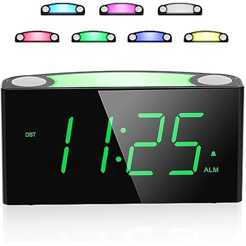 Mesqool Kids Alarm Clock with Night Light Cover