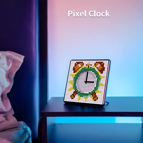 Divoom Pixoo-Max Mehrzweck Digitaler Bilderrahmen, 32 x 32 Programmierbares Pixel Art LED Display für Zimmer Gaming Deko, Fensterschild ✪ - 4