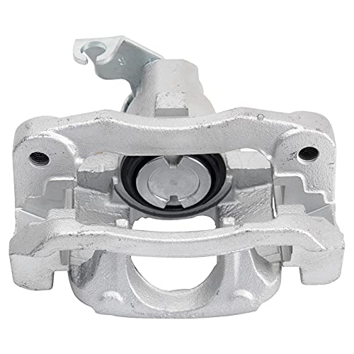Image of TRQ Rear Brake Caliper Set Zinc Coated Brackets Hardware Compatible with 2008-2016 Chrysler Town and Country 2008-2016 Dodge Grand Caravan 2012-2015 Ram C V 2009-2014 Volkswagen Routan