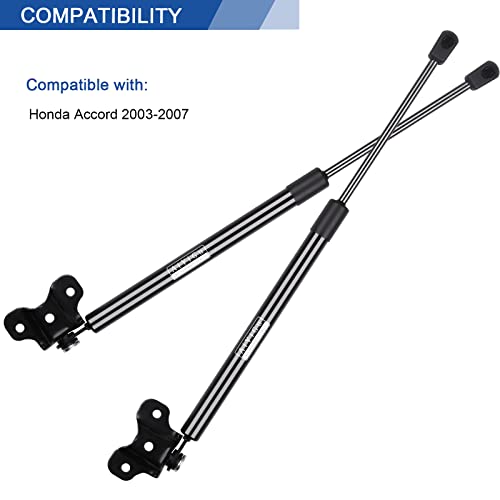 Aiyigu TH-0034 Front Hood Struts Shocks Lift Supports Gas Springs 4157 Compatible With Honda Accord 2003 2004 2005 2006 2007 Replacement Sg326013 thumb #3