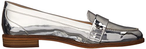 Image of Nine West Womens New Enzo Anglioni Cinjun Metallic Loafers Heels Shoes