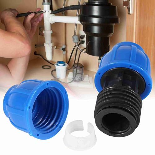5 Pezzi in Plastica PE da 20 Mm a 20 Mm, Raccordo Dritto per Tubo 'acqua, Connettore Dritto per Tubo 'acqua, Raccordo Adattatore
