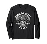 Born to Break Rules Grunge Edgy Skull Gen Z Trendy