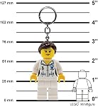 LEGO City Keychain Light - Nurse - 7.6 cm Tall Figure (KE186)