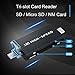JJC USB 3.0 Huawei NM Nano Memory Card Reader Adapter, USB-C SD MicroSD/TF Card Reader Writer(Not for Nano SIM), Data Transfer Speed up to 90MB/S for Huawei Phone & Laptop