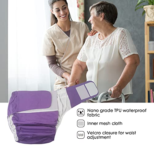 3 Pack Adult Cloth Diapers with Oversized Diaper Insert...