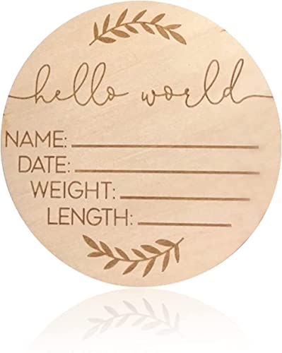 Image of Newborn signs, wooden baby announcement signs, birth announcement signs, baby name announcement signs for photos baby name signs kindergarten